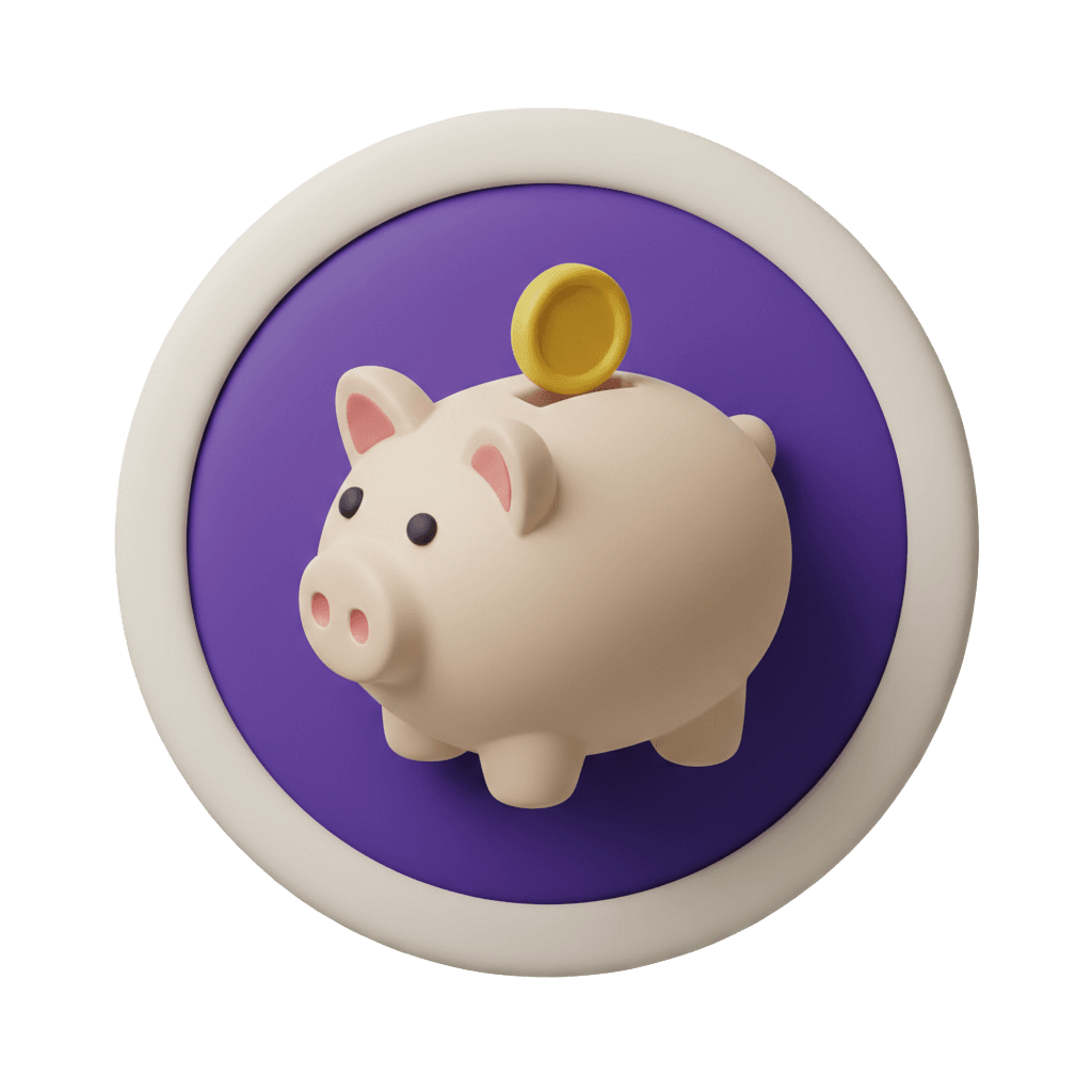 Icoon gemiddeld bespaarde kosten door woningen te vergelijken